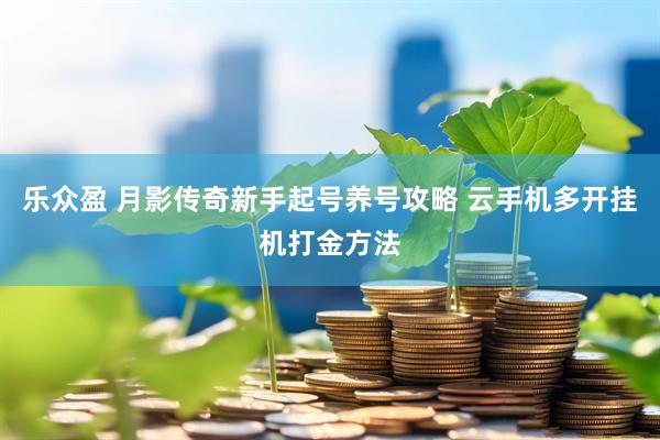 乐众盈 月影传奇新手起号养号攻略 云手机多开挂机打金方法